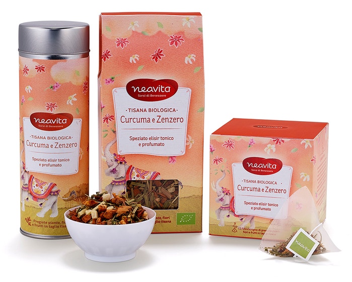 Neavita Ricarica Tisana Curcuma E Zenzero Bio 80g  - 1