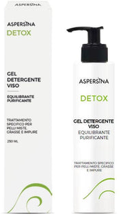 Aspersina Detox Gel Detergente Viso Dermopurificante 250ml-2