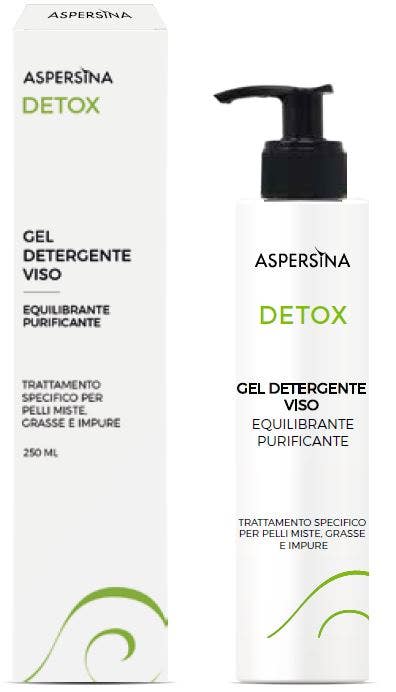 Aspersina Detox Gel Detergente Viso Dermopurificante 250ml-2