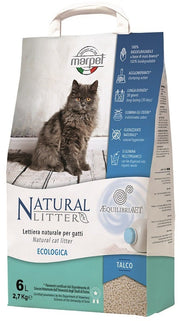Marpet Natural Litter Lettiera Per Gatti Profumazione Talco 6 Litri-2
