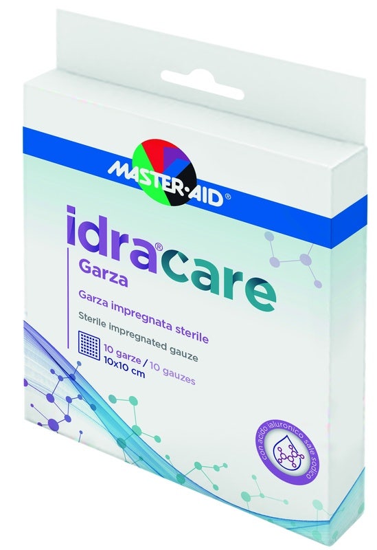 Master-Aid Idra Care Garza Impregnata 10x10cm 10 Pezzi  - 1