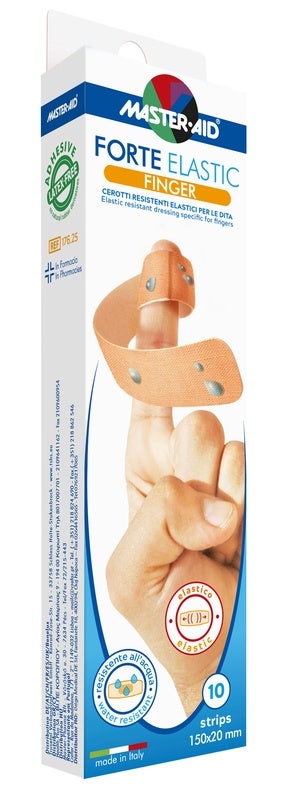 Cerotto Master Aid Forte Elastic Finger 10 Pezzi  - 1