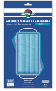 Master-Aid Mascherina Chirurgica Tipo I Monouso 10 Pezzi -2