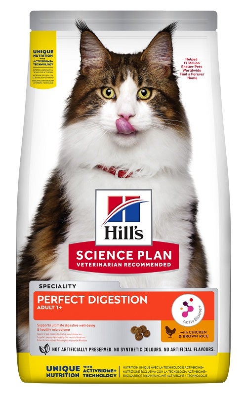Hill's Science Plan Perfect Digestion Adult 1+ Chicken & Brown Rice 1,5kg-2