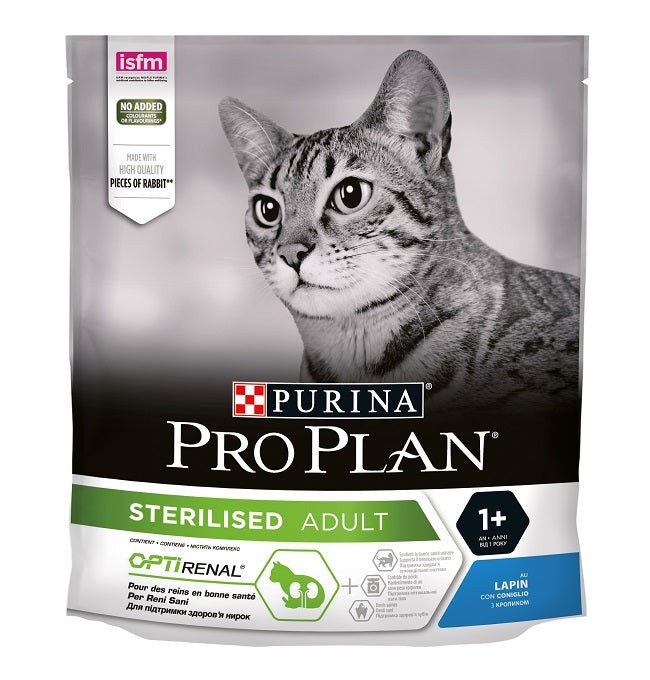 Purina Pro Plan Sterilised Gatto Crocchette Coniglio Sacco 400g-1
