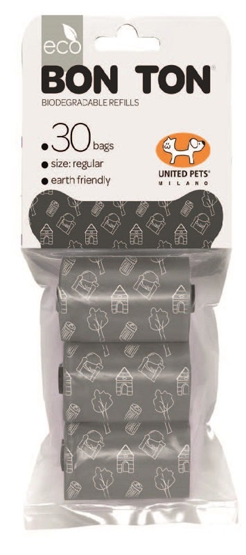 United Pets Refill Bon Ton Regular 3 Ricariche Sacchettini Biodegradabili Neri-3