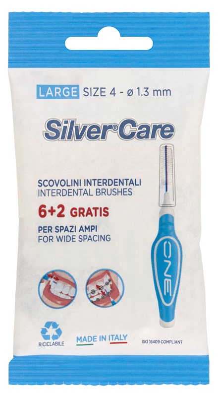 Silvercare Scovolino Interdentale Large 8 Pezzi-1