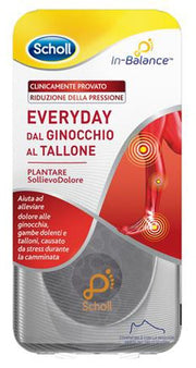 Scholl In-Balance Everyday Plantare Sollievo Dolore Da Ginocchio A Tallone Taglia Media-2