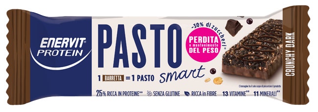 Enervit Protein Pasto Sostitutivo Crunchy Dark 55g-2