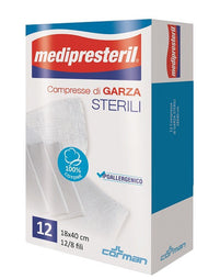 Medipresteril Compresse Di Garza Sterili 18x40 12 Pezzi-1