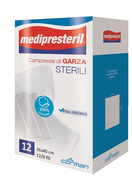 GARZA MEDIPRESTERIL 12/8 36X40-1