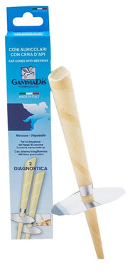 GammaDis Coni Auricolari Con Cera D'Api 2 Pezzi-1