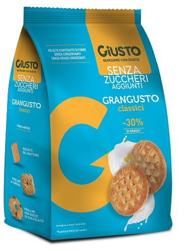GIiusto Senza Zuccheri Biscotti Grangusto Classici 350g-2