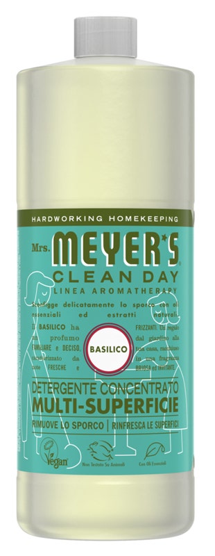 Mrs Meyer's Clean Day Detergente Concentrato Multi-Superficie Basilico 946ml-1
