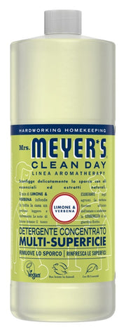 Mrs Meyer's Clean Day Detergente Concentrato Multi-Superficie Limone E Verbena 946ml-1