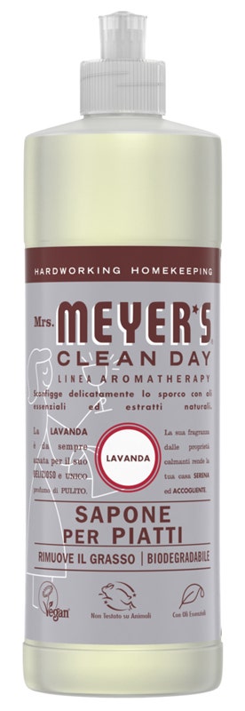 Mrs Meyer's Clean Day Sapone Piatti Profumo Lavanda 473ml-1