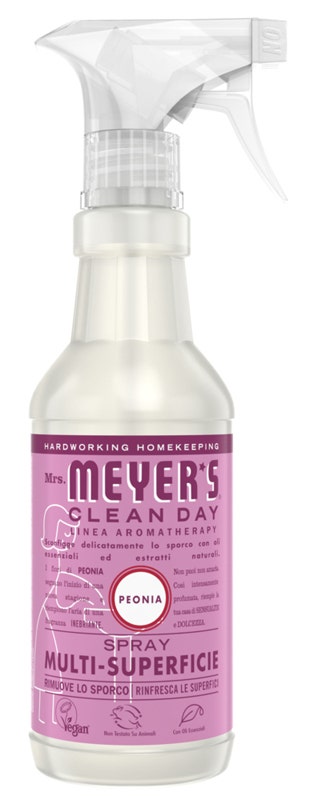 Mrs Meyer's Clean Day Spray Detergente Multi-Superficie Profumo Peonia 473ml-1