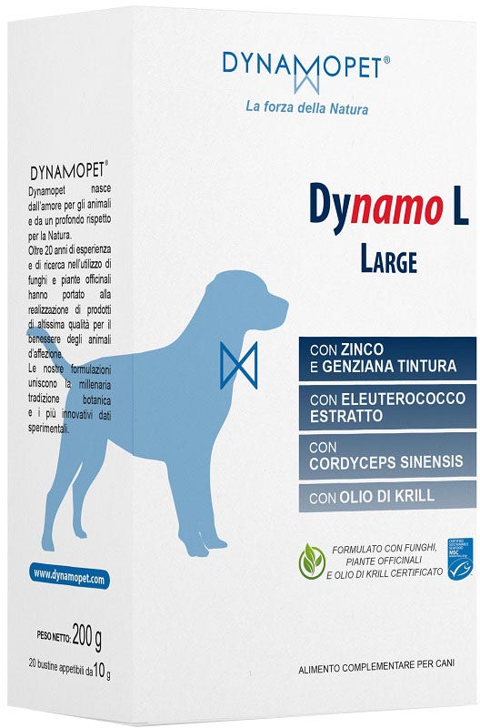 Dynamo L Large Integratore Per Cani 20 Bustine-1