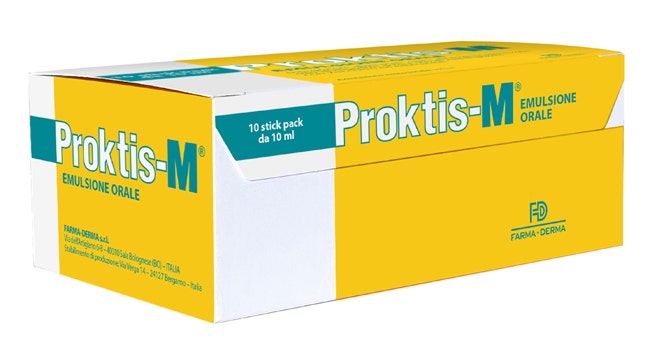 Proktis-m emulsione orale 10 stick da 10 ml-2