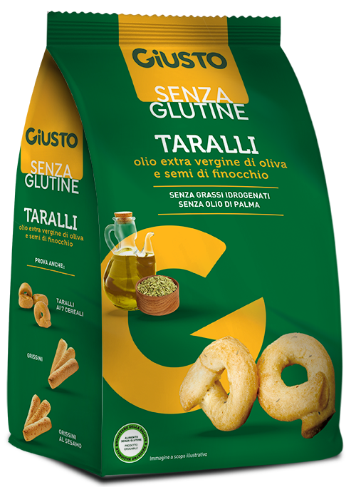 Giusto Senza Glutine Taralli Olio Di Oliva E Semi Di Finocchio 40g-2