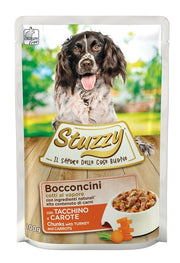 Stuzzy Bocconcini Con Tacchino E Carote Per Cani Adulti Bustina 100g-2