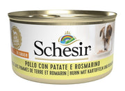 Schesir Pollo Con Patate E Rosmarino Cibo Umido Cani Adulti Lattina 85g-2