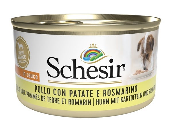 Schesir Pollo Con Patate E Rosmarino Cibo Umido Cani Adulti Lattina 85g-2