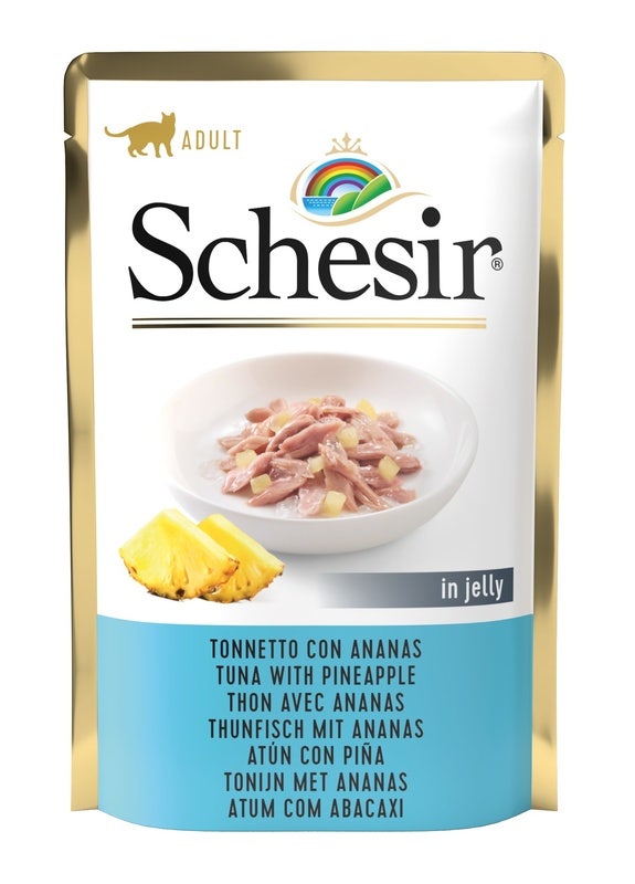 Schesir Tonnetto Con Ananas In Jelly Cibo Umido Gatti Adulti Bustina 85g-2