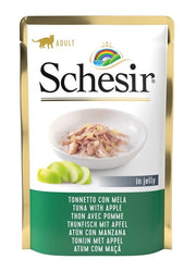 Schesir Tonnetto Con Mela In Jelly Cibo Umido Gatti Adulti Bustina 85g-2