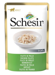 Schesir Filetti Di Pollo In Jelly Cibo Umido Gatti Adulti Bustina 85g-2