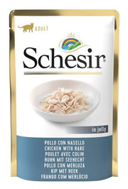 Schesir Pollo Con Nasello In Jelly Cibo Umido Gatti Adulti Bustina 85g-2