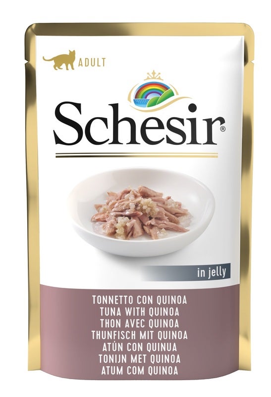 Schesir Tonnetto Con Quinoa In Jelly Cibo Umido Gatti Adulti Bustina 85g-2