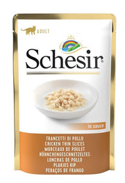 Schesir Trancetti Di Pollo In Jelly Cibo Umido Gatti Adulti Bustina 85g-2