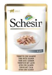 Schesir Tonnetto Con Salmone In Jelly Cibo Umido Gatti Adulti Bustina 85g-2