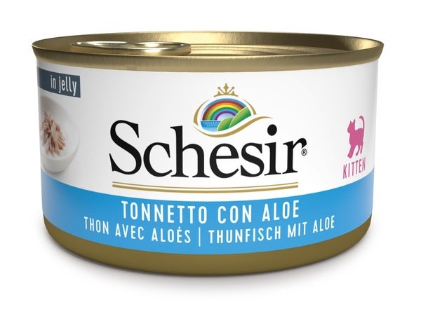 Schesir Tonnetto Con Aloe Cibo Umido Per Gattini Lattina 85g-2
