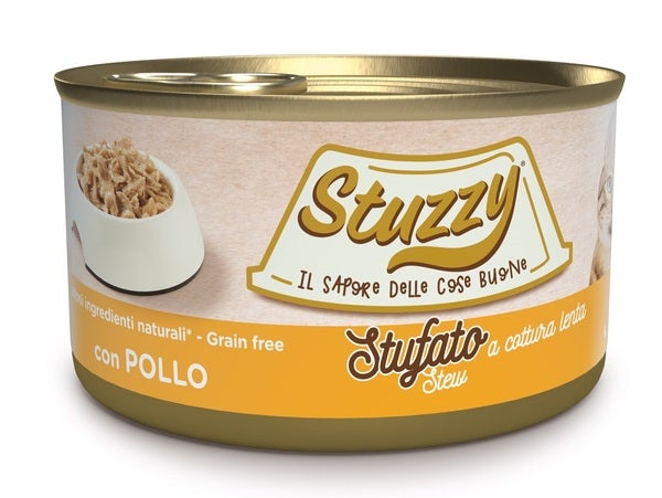 Stuzzy Stufato Con Pollo Cibo Umido Gatti Adulti Lattina 85g-2
