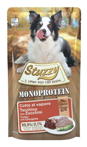 Stuzzy Monoprotein Bocconcini Con Tacchino E Zucchini Cibo Umido Cani Adulti Bustina 150g-2