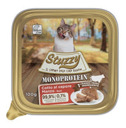 Stuzzy Monoprotein Manzo Cibo Umido Gatti Adulti Vaschetta 100g-2