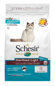 Schesir Sterilized&Light Croccantini Con Pesce Per Gatti Adulti Sacco 400g-2
