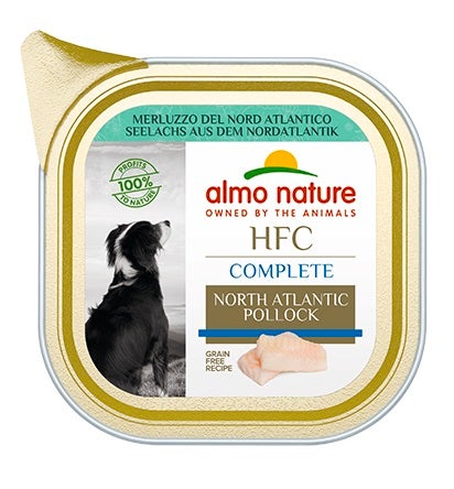 Almo Nature HCF Complete Merluzzo Del Nord Atlantico Per Cani Adulti Vaschetta 85g-2