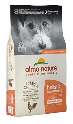 Almo Nature Holistic Maintenance Pollo Cibo Secco Per Cani Taglia Mini E Piccola Sacco 12kg-2