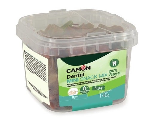 Camon Dental Snack Forma Mini Dentini Con Riso Per Cani 140g-3