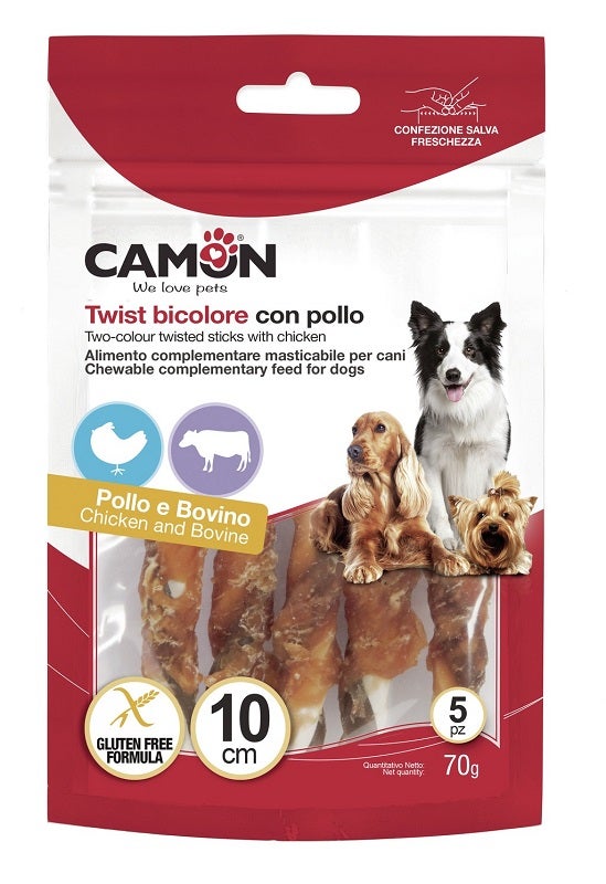 TWIST BICOLORE C/POLLO 10CM 5P-2