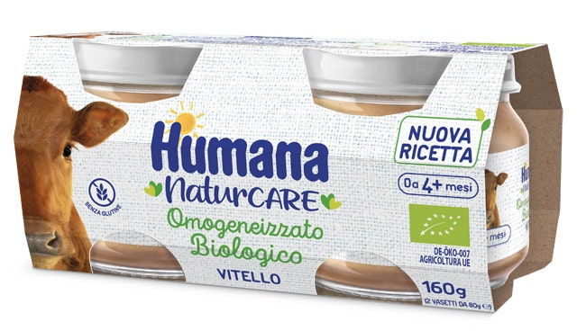 Humana Omogeneizzato Vitello bio 2x80g 4 Mesi +-1