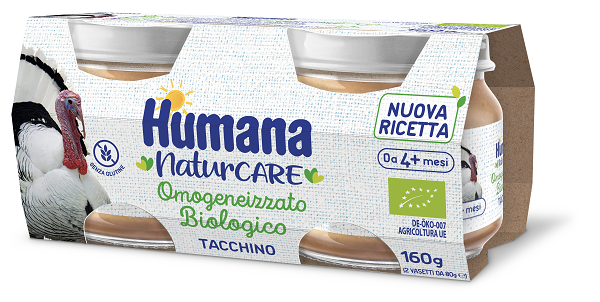 Humana Omogeneizzato Tacchino Bio 2x80g 4 Mesi + -1