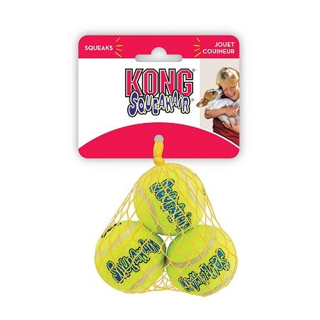 Kong Squekair Tennis Balls Taglia S Gioco Per Cani 3 Palline-2