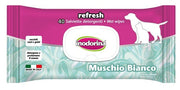 Salviette Detergenti Inodorina Muschio Bianco per Cani e Gatti 40 Pezzi-2