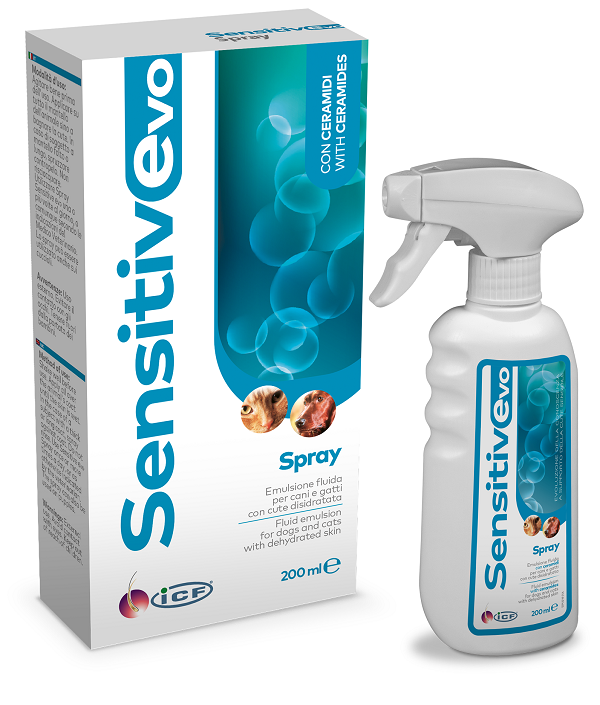 Sensitiv Evo Spray Emulsione Fluida Cute Disidratata Cani/Gatti 200ml-2