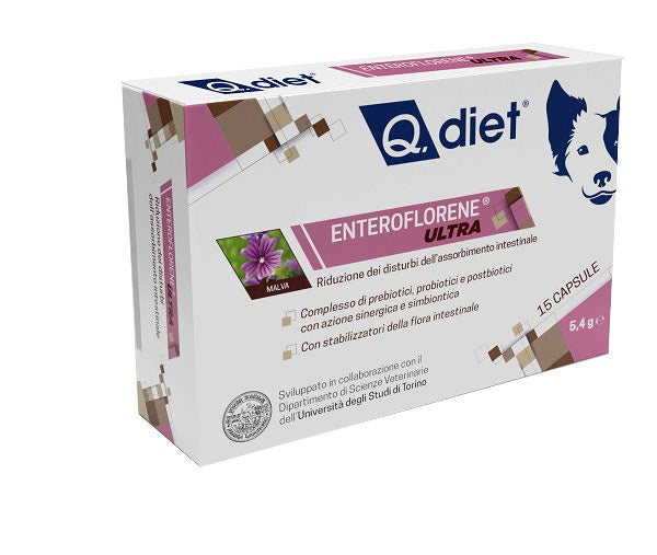 Q.Vet Enteroflorene Ultra Per Cani 15 Capsule-2