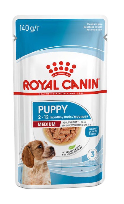 Royal Canin Puppy Medium Bocconcini In Salsa Per Cani 140g-2